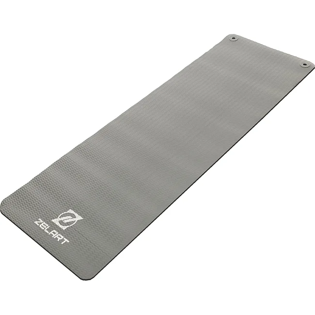 Коврик для фитнеса и спорта с люверсами для хранения ZELART
 FI-2263 183x65x0,4см