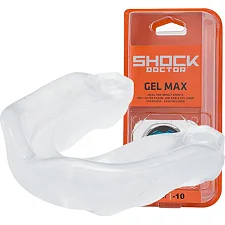 Капа для бокса Shock Doctor Gel Max детская (возраст до 10 лет) Clear (art. 6190-TC-YTR)