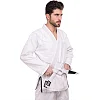 Кимоно для для бразильского джиу-джитсу BJJ белое куртка штаны и пояс CORE CO-3137-A 140 см
-180см
