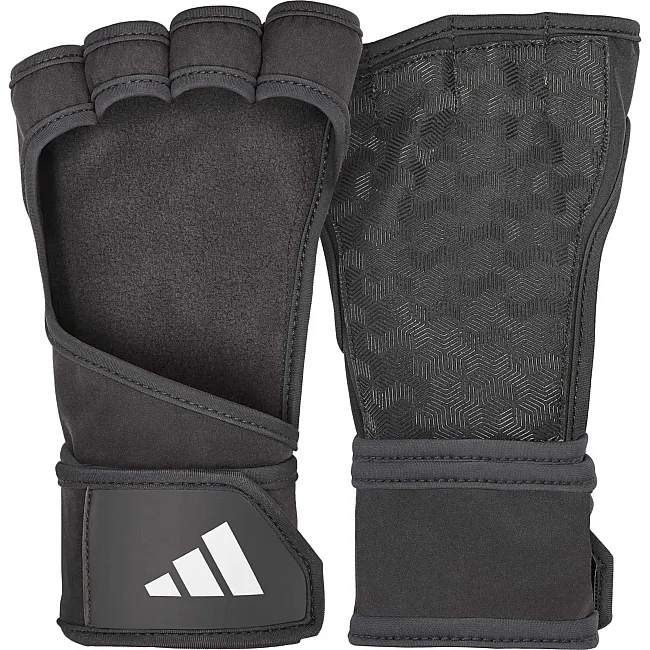 Перчатки для тренинга Adidas Open Back Training Gloves черный L