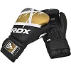 Боксерские перчатки RDX F7 Ego Black Golden (капа в комплекте)