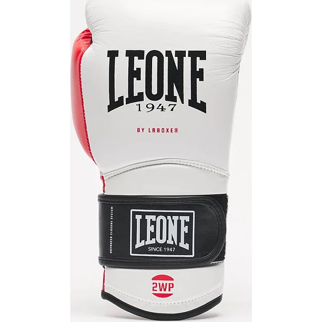 Боксерские перчатки Leone GN113 IL TECNICO N3 White (бинты 4 м. в комплекте)