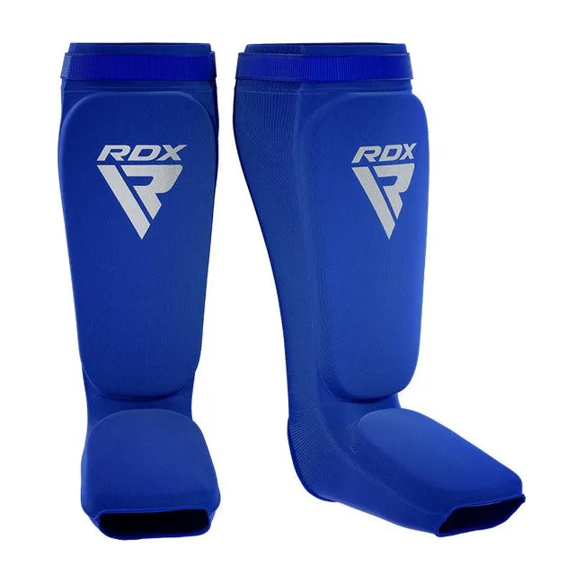 Защита голени и стопы RDX Shin Instep Foam Blue/White
