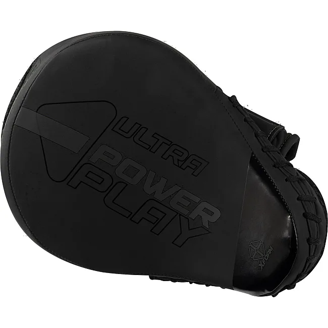 Лапы боксерские PowerPlay 3044 Pro Carbon Ultra Series Черные PU