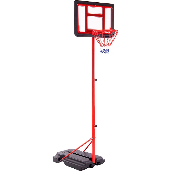 Мобильная баскетбольная стойка
 с регулируемой высотой SP-SPORT
 KID S881A
 60x40см кольцо ø30см
 140 см
-200см
