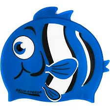 Шапочка для плавания детская Aqua Speed ​​ZOO NEMO 5757 синяя рыбка
