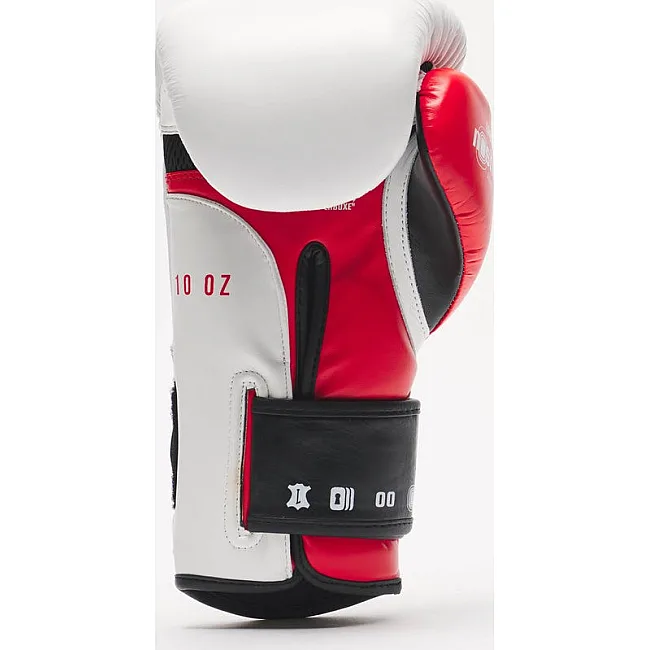 Боксерские перчатки Leone GN113 IL TECNICO N3 White (бинты 4 м. в комплекте)