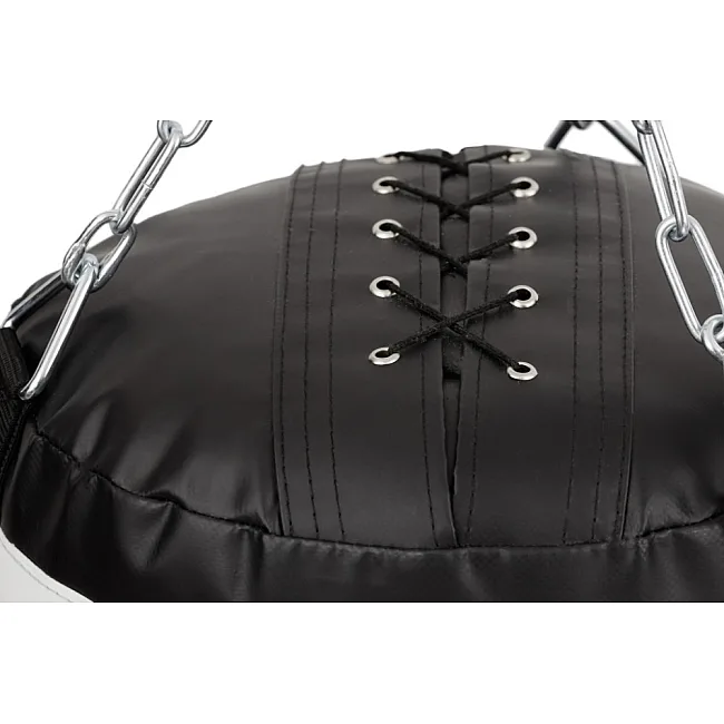 Боксерський мішок EDGE Lords 160*40см. вага 47 кг. EWW наповнений Black/White