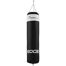 Боксерський мішок EDGE Lords 160*40см. вага 47 кг. EWW наповнений Black/White