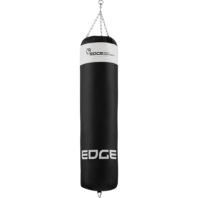 Боксерський мішок EDGE Lords 160*40см. вага 47 кг. EWW наповнений Black/White