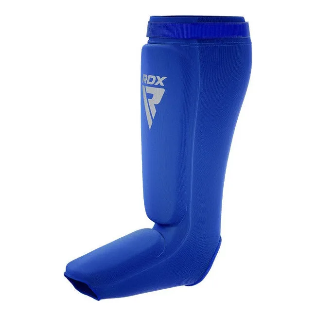 Защита голени и стопы RDX Shin Instep Foam Blue/White