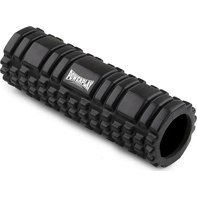 Массажный ролик (роллер) PowerPlay 4342 Massage Roller Черный (30x10см.)