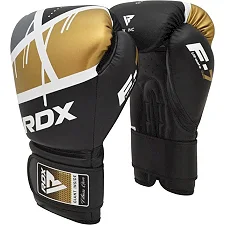 Боксерские перчатки RDX F7 Ego Black Golden