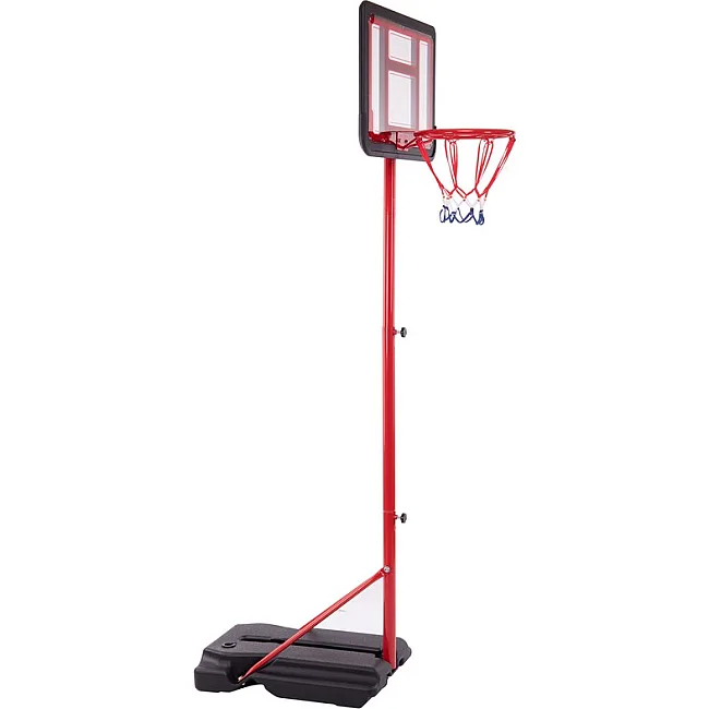 Мобильная баскетбольная стойка
 с регулируемой высотой SP-SPORT
 KID S881A
 60x40см кольцо ø30см
 140 см
-200см