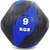 Медбол мяч медицинский двуручный с хватами RECORD FI-5111-9 9кг