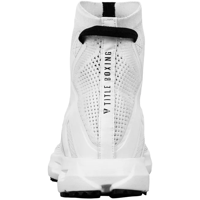 Боксерки для бокса TITLE Boxing High Point White Black