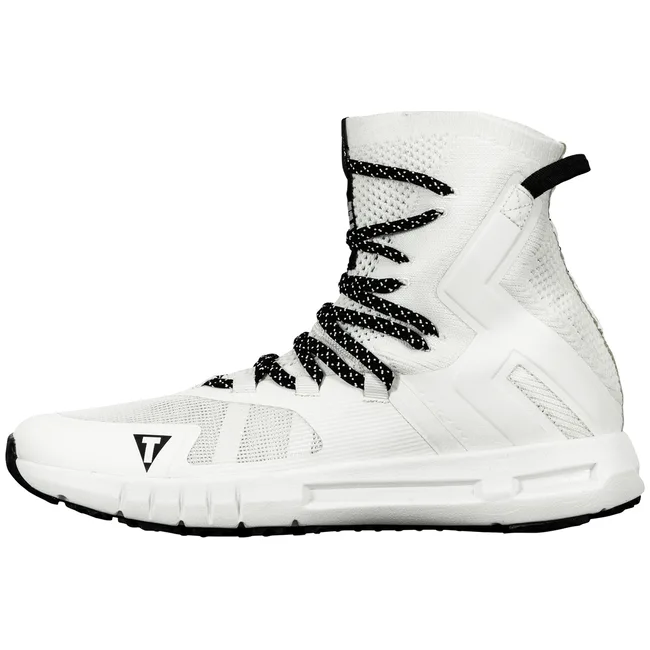 Боксерки для бокса TITLE Boxing High Point White Black