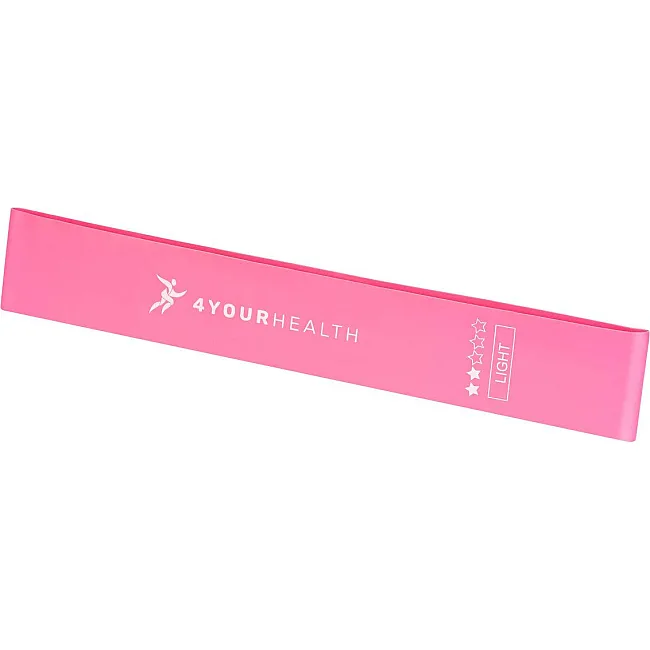 Фитнес резинки набор из 5шт 4YOURHEALTH Mini Band Fitness 2662 (от 1 до 20кг.) розовый