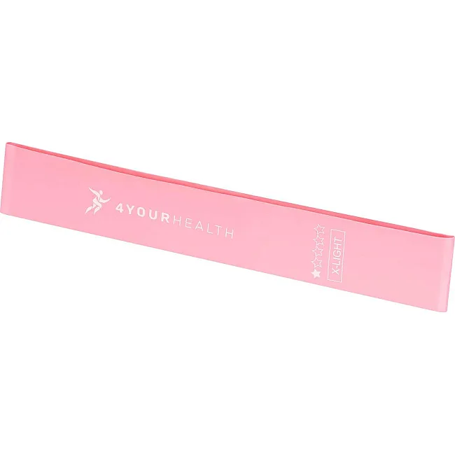 Фитнес резинки набор из 5шт 4YOURHEALTH Mini Band Fitness 2662 (от 1 до 20кг.) розовый
