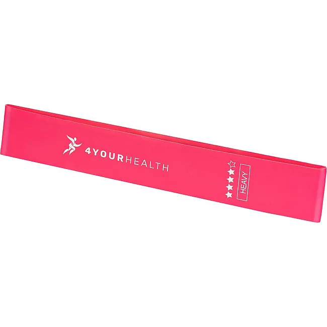 Фитнес резинки набор из 5шт 4YOURHEALTH Mini Band Fitness 2662 (от 1 до 20кг.) розовый