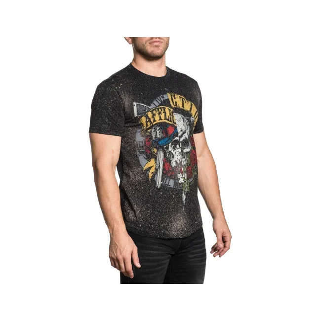 Футболка AFFLICTION September Rain Split Tee