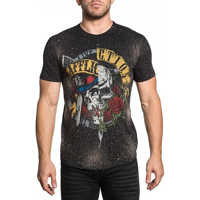 Футболка AFFLICTION September Rain Split Tee