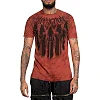 Футболка мужская AFFLICTION Foreboding Sienna Tea Stain