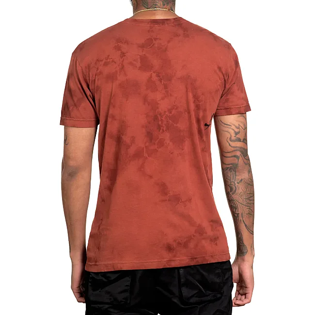 Футболка чоловіча AFFLICTION Foreboding Sienna Tea Stain