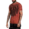 Футболка чоловіча AFFLICTION Foreboding Sienna Tea Stain