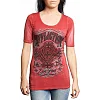 Женская футболка AFFLICTION Ink Lace Scoop Tee