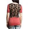 Женская футболка AFFLICTION Ink Lace Scoop Tee