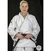 Кимоно для дзюдо Adidas Champion 2 с лицензией IJF (белый/черные полосы, J750W)