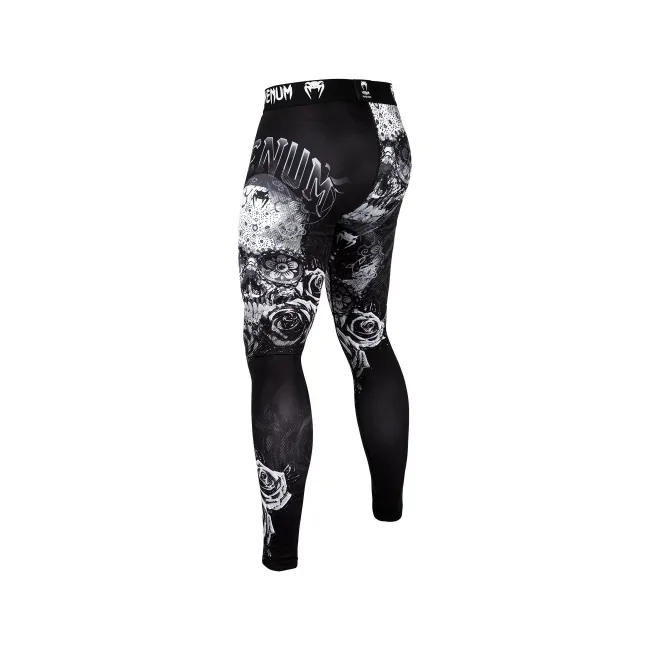 Компрессионные штаны VENUM Santa Muerte 3.0 Black White