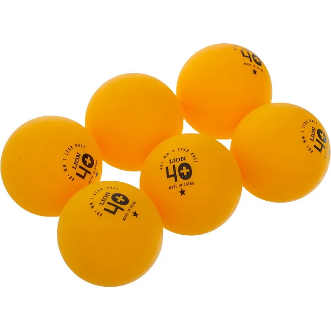 Мячи для настольного тенниса STIGA LION 1* 40+ TB-8032 6шт