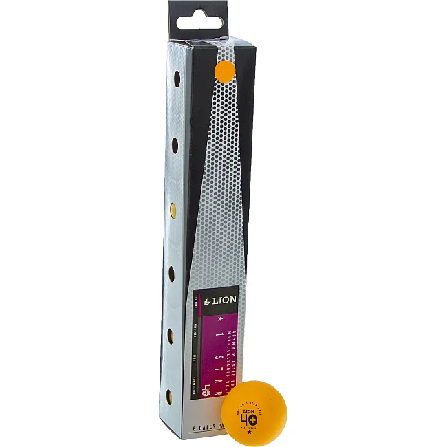 Мячи для настольного тенниса STIGA LION 1* 40+ TB-8032 6шт