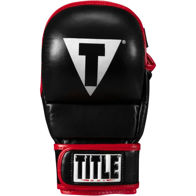 Перчатки для единоборств TITLE MMA Perform Safe Spar Glove 2.0 Black Red