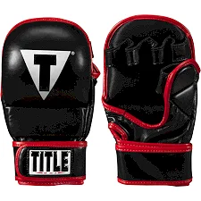 Перчатки для единоборств TITLE MMA Perform Safe Spar Glove 2.0 Black Red