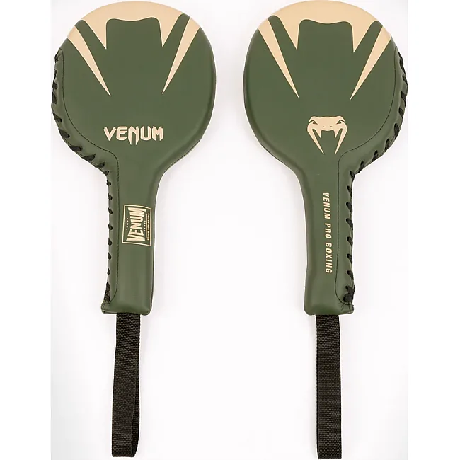 Ракетки для бокса VENUM Pro Khaki Gold