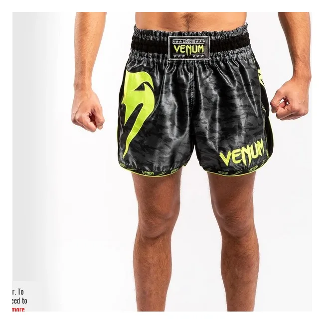 Шорты для тайского VENUM Giant Black Yellow