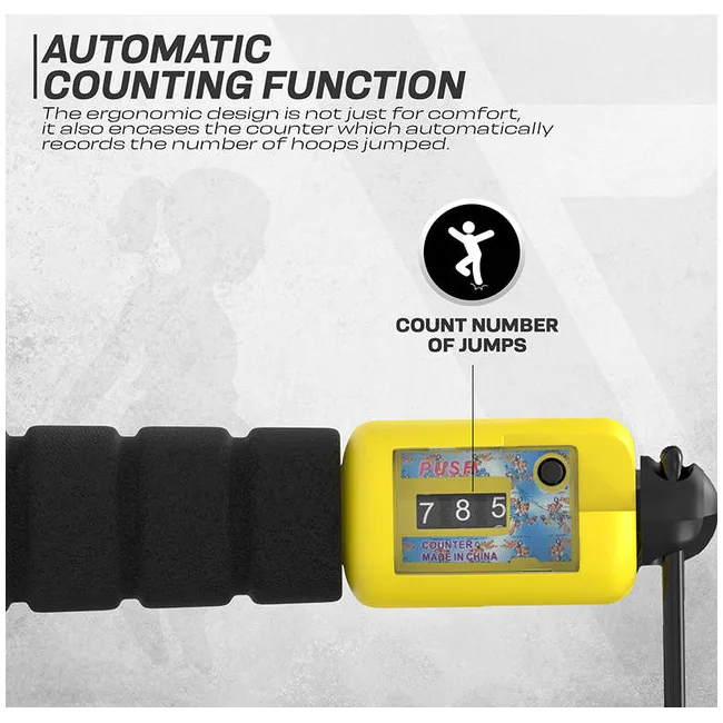Скакалка RDX FP 3m Adjustable Skipping with Counter