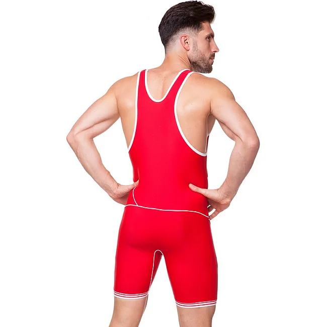 Трико для борьбы, тяжелой атлетики, пауэрлифтинга Asics CO-7045