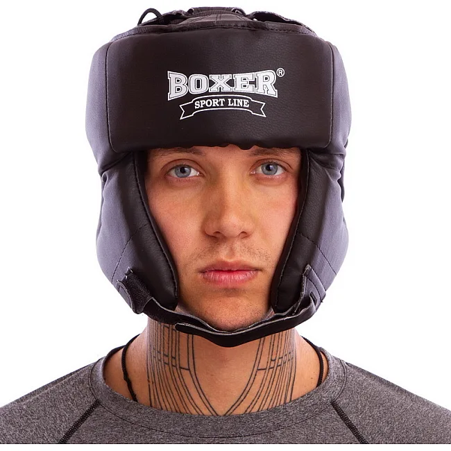 Шлем для бокса открытый BOXER 2028