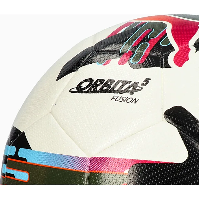 Футбольний м'яч Puma Orbita 5 FUSION білий, чорний, болотний