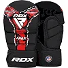 Тренувальні рукавиці RDX GRAPPLING GLOVES SHOOTER NEW AURA F17 чорний, червоний