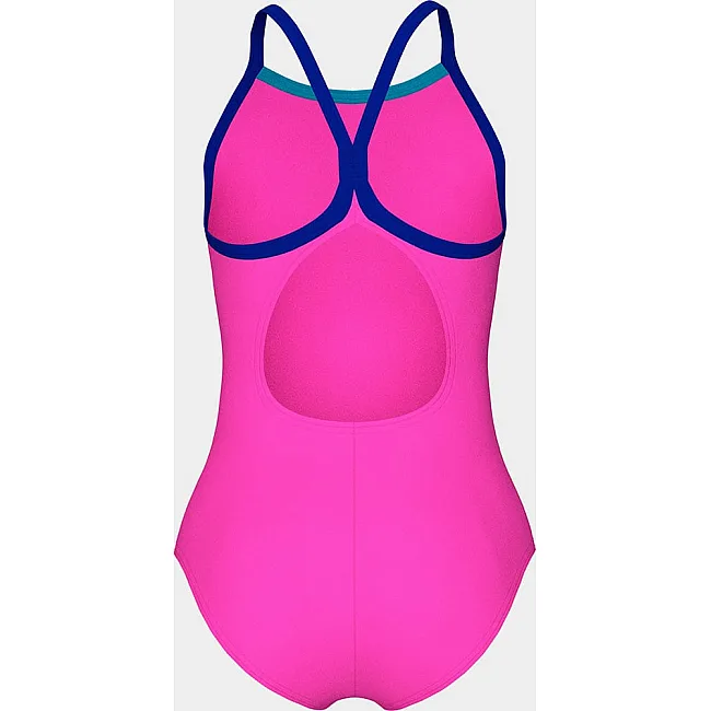 Купальник закрытый для девочек Arena SWIMSUIT LIGHT DROP SOLID розовый (для детей) 128 см