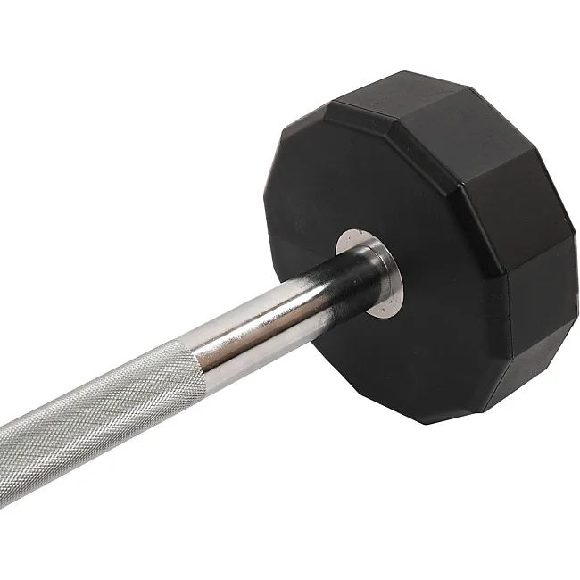 Штанга неразборная с фиксированным весом прямая PEV HAMMER STRENGHT TA-9979-25 (Черный)