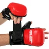 Перчатки Крабы спаринговые для MMA ZELART BO-4612 (Красный-черный)
