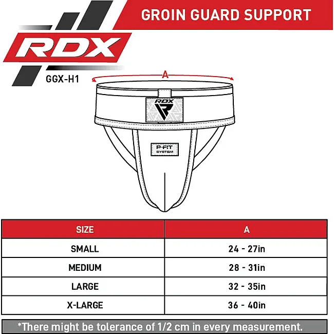 Захист паху RDX H1 Supporter Black Full XL