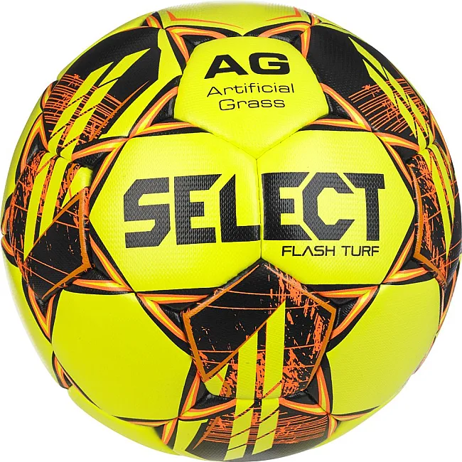 Футбольный мяч SELECT FLASH TURF v23 желтый, оранжевый 4