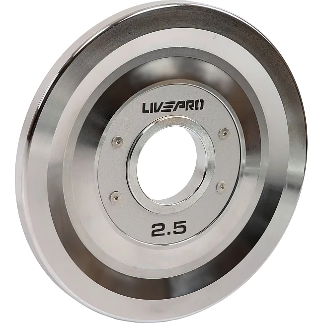 Млинці диски сталеві 2 Handle металева втулка LiveUp LP8338-2_5 ø51мм 2,5кг